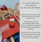 Descubre en nuestro próximo taller el fascinante arte del tejido de Guarda Pampa. 🍁

Únete a nosotros y sumérgete en la rica tradición de la región de la Pampa, Argentina.🪻

Aprenderás las técnicas ancestrales de tejido a telar manual y crearás hermosos diseños geométricos llenos de simbolismo y significado.🍁

 ¡Convierte hilos en obras de arte! No te pierdas esta oportunidad única de aprender y preservar la cultura a través del tejido. 🪻

Ovelana
www.ovelana.cl
contacto@ovelana.cl
+569 42926508 - + 569 57492180

#Tejidodeguardapampa #telardepeine #Tallerdetejido #cursotelar #telarmaria #telar #Artetradicional